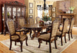 MEDIEVE Cherry 7 Pc. Dining Table Set (2AC+4SC) - Premium Dining Room Set from FOA East - Just $4132.05! Shop now at Furniture Wholesale Plus  We are the best furniture store in Nashville, Hendersonville, Goodlettsville, Madison, Antioch, Mount Juliet, Lebanon, Gallatin, Springfield, Murfreesboro, Franklin, Brentwood