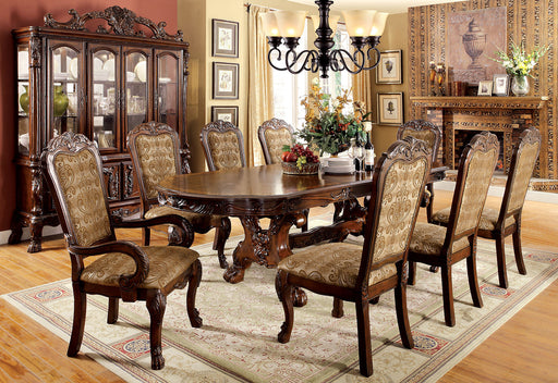 MEDIEVE Cherry Dining Table, Cherry - Premium Dining Table from FOA East - Just $1712.10! Shop now at Furniture Wholesale Plus  We are the best furniture store in Nashville, Hendersonville, Goodlettsville, Madison, Antioch, Mount Juliet, Lebanon, Gallatin, Springfield, Murfreesboro, Franklin, Brentwood