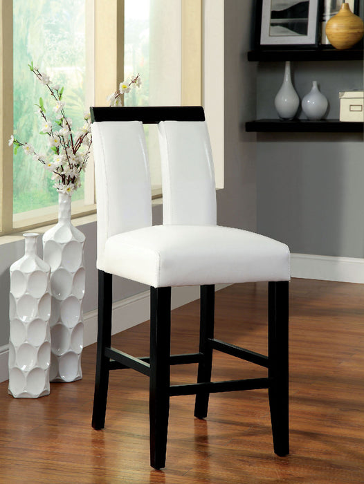LUMINAR II Black/White Counter Ht. Chair (2/CTN) - Premium Dining Chair from FOA East - Just $329.55! Shop now at Furniture Wholesale Plus  We are the best furniture store in Nashville, Hendersonville, Goodlettsville, Madison, Antioch, Mount Juliet, Lebanon, Gallatin, Springfield, Murfreesboro, Franklin, Brentwood