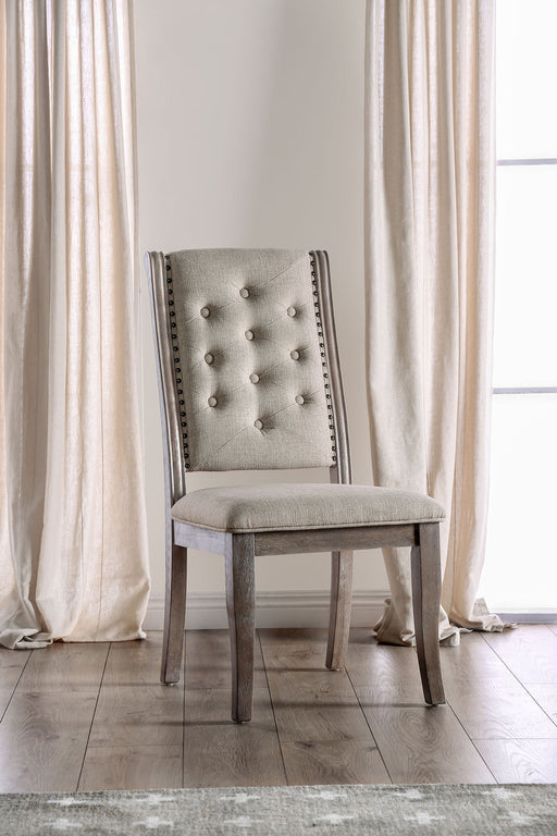 Patience Rustic Natural Tone Side Chair (2/CTN) - Premium Dining Chair from FOA East - Just $354.90! Shop now at Furniture Wholesale Plus  We are the best furniture store in Nashville, Hendersonville, Goodlettsville, Madison, Antioch, Mount Juliet, Lebanon, Gallatin, Springfield, Murfreesboro, Franklin, Brentwood