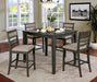 Fafnir Weathered Gray/Beige 5 Pc. Counter Ht. Table Set - Premium Dining Room Set from FOA East - Just $585! Shop now at Furniture Wholesale Plus  We are the best furniture store in Nashville, Hendersonville, Goodlettsville, Madison, Antioch, Mount Juliet, Lebanon, Gallatin, Springfield, Murfreesboro, Franklin, Brentwood