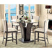 MANHATTAN III Gray 7 Pc. Round Counter Ht. Table Set - Premium Dining Room Set from FOA East - Just $959.40! Shop now at Furniture Wholesale Plus  We are the best furniture store in Nashville, Hendersonville, Goodlettsville, Madison, Antioch, Mount Juliet, Lebanon, Gallatin, Springfield, Murfreesboro, Franklin, Brentwood