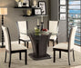 MANHATTAN I Gray Round Dining Table - Premium Dining Table from FOA East - Just $442.65! Shop now at Furniture Wholesale Plus  We are the best furniture store in Nashville, Hendersonville, Goodlettsville, Madison, Antioch, Mount Juliet, Lebanon, Gallatin, Springfield, Murfreesboro, Franklin, Brentwood