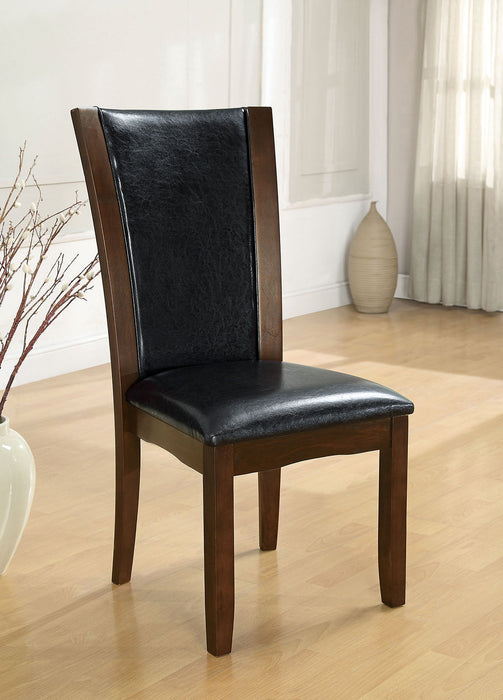 Manhattan I Dark Cherry/Brown Side Chair, Espresso (2/CTN) - Premium Dining Chair from FOA East - Just $261.30! Shop now at Furniture Wholesale Plus  We are the best furniture store in Nashville, Hendersonville, Goodlettsville, Madison, Antioch, Mount Juliet, Lebanon, Gallatin, Springfield, Murfreesboro, Franklin, Brentwood