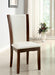 Manhattan I Dark Cherry/White Side Chair, White (2/CTN) - Premium Dining Chair from FOA East - Just $261.30! Shop now at Furniture Wholesale Plus  We are the best furniture store in Nashville, Hendersonville, Goodlettsville, Madison, Antioch, Mount Juliet, Lebanon, Gallatin, Springfield, Murfreesboro, Franklin, Brentwood