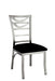 ROXO Silver/Black Side Chair (2/CTN) - Premium Dining Chair from FOA East - Just $446.55! Shop now at Furniture Wholesale Plus  We are the best furniture store in Nashville, Hendersonville, Goodlettsville, Madison, Antioch, Mount Juliet, Lebanon, Gallatin, Springfield, Murfreesboro, Franklin, Brentwood