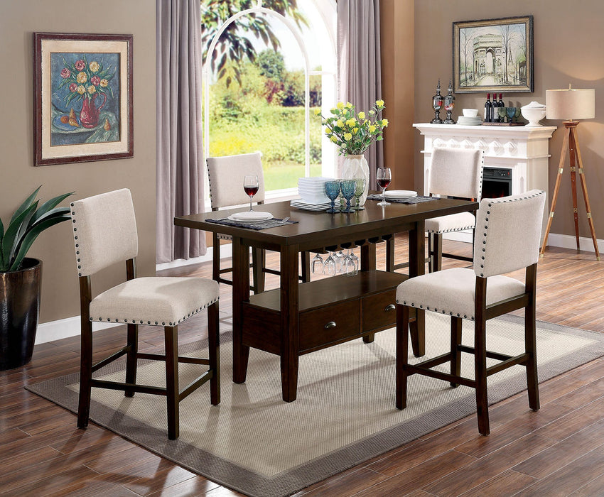 LORDELLO Counter Ht. Table - Premium Counter Height Table from FOA East - Just $700.05! Shop now at Furniture Wholesale Plus  We are the best furniture store in Nashville, Hendersonville, Goodlettsville, Madison, Antioch, Mount Juliet, Lebanon, Gallatin, Springfield, Murfreesboro, Franklin, Brentwood