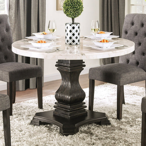 ELFREDO Round Table - Premium Dining Table from FOA East - Just $793.65! Shop now at Furniture Wholesale Plus  We are the best furniture store in Nashville, Hendersonville, Goodlettsville, Madison, Antioch, Mount Juliet, Lebanon, Gallatin, Springfield, Murfreesboro, Franklin, Brentwood