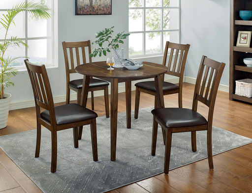 BLACKWOOD 5 Pc. Round Dining Table Set - Premium Dining Room Set from FOA East - Just $466.05! Shop now at Furniture Wholesale Plus  We are the best furniture store in Nashville, Hendersonville, Goodlettsville, Madison, Antioch, Mount Juliet, Lebanon, Gallatin, Springfield, Murfreesboro, Franklin, Brentwood
