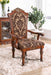 Lucie Brown Cherry Arm Chair (2/CTN) - Premium Dining Chair from FOA East - Just $961.35! Shop now at Furniture Wholesale Plus  We are the best furniture store in Nashville, Hendersonville, Goodlettsville, Madison, Antioch, Mount Juliet, Lebanon, Gallatin, Springfield, Murfreesboro, Franklin, Brentwood
