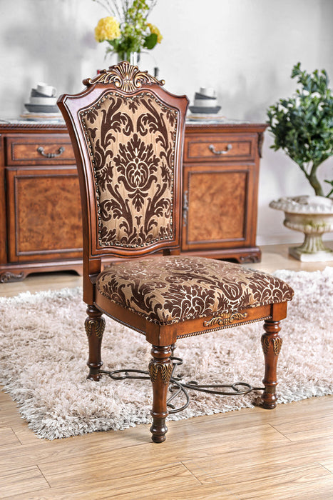 Lucie Brown Cherry Side Chair (2/CTN) - Premium Dining Chair from FOA East - Just $939.90! Shop now at Furniture Wholesale Plus  We are the best furniture store in Nashville, Hendersonville, Goodlettsville, Madison, Antioch, Mount Juliet, Lebanon, Gallatin, Springfield, Murfreesboro, Franklin, Brentwood