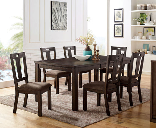 BURTON 7 Pc. Dining Table Set - Premium Dining Room Set from FOA East - Just $1290.90! Shop now at Furniture Wholesale Plus  We are the best furniture store in Nashville, Hendersonville, Goodlettsville, Madison, Antioch, Mount Juliet, Lebanon, Gallatin, Springfield, Murfreesboro, Franklin, Brentwood