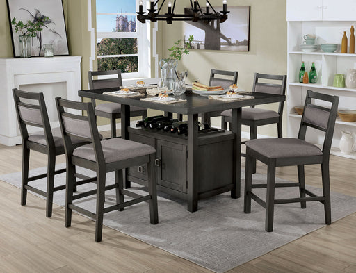VICKY 7 Pc. Dining Table Set - Premium Dining Room Set from FOA East - Just $1622.40! Shop now at Furniture Wholesale Plus  We are the best furniture store in Nashville, Hendersonville, Goodlettsville, Madison, Antioch, Mount Juliet, Lebanon, Gallatin, Springfield, Murfreesboro, Franklin, Brentwood