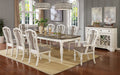LESLIE 9 Pc. Dining Table Set (2AC+6SC) - Premium Dining Room Set from FOA East - Just $2577.90! Shop now at Furniture Wholesale Plus  We are the best furniture store in Nashville, Hendersonville, Goodlettsville, Madison, Antioch, Mount Juliet, Lebanon, Gallatin, Springfield, Murfreesboro, Franklin, Brentwood