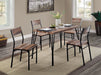 FARNHAM 5 PC. Dining Table Set - Premium Dining Room Set from FOA East - Just $304.20! Shop now at Furniture Wholesale Plus  We are the best furniture store in Nashville, Hendersonville, Goodlettsville, Madison, Antioch, Mount Juliet, Lebanon, Gallatin, Springfield, Murfreesboro, Franklin, Brentwood