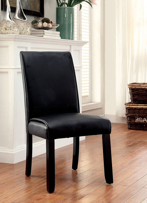 GRANDSTONE I Black Side Chair (2/CTN) - Premium Dining Chair from FOA East - Just $261.30! Shop now at Furniture Wholesale Plus  We are the best furniture store in Nashville, Hendersonville, Goodlettsville, Madison, Antioch, Mount Juliet, Lebanon, Gallatin, Springfield, Murfreesboro, Franklin, Brentwood