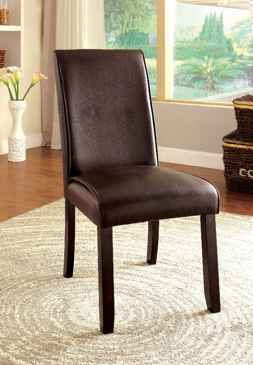 GLADSTONE I Dark Walnut Side Chair (2/CTN) - Premium Dining Chair from FOA East - Just $261.30! Shop now at Furniture Wholesale Plus  We are the best furniture store in Nashville, Hendersonville, Goodlettsville, Madison, Antioch, Mount Juliet, Lebanon, Gallatin, Springfield, Murfreesboro, Franklin, Brentwood