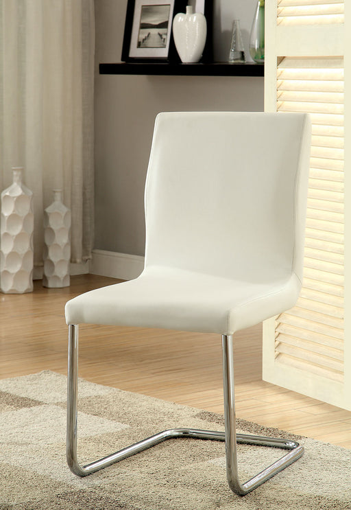 LODIA I White Side Chair - Premium Dining Chair from FOA East - Just $399.75! Shop now at Furniture Wholesale Plus  We are the best furniture store in Nashville, Hendersonville, Goodlettsville, Madison, Antioch, Mount Juliet, Lebanon, Gallatin, Springfield, Murfreesboro, Franklin, Brentwood