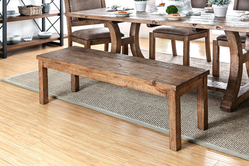 GIANNA Rustic Pine Wooden Bench - Premium Bench from FOA East - Just $395.85! Shop now at Furniture Wholesale Plus  We are the best furniture store in Nashville, Hendersonville, Goodlettsville, Madison, Antioch, Mount Juliet, Lebanon, Gallatin, Springfield, Murfreesboro, Franklin, Brentwood