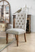 Gianna Rustic Pine/Ivory Side Chair (2/CTN) - Premium Dining Chair from FOA East - Just $425.10! Shop now at Furniture Wholesale Plus  We are the best furniture store in Nashville, Hendersonville, Goodlettsville, Madison, Antioch, Mount Juliet, Lebanon, Gallatin, Springfield, Murfreesboro, Franklin, Brentwood