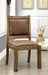 GIANNA Rustic Pine/Brown Side Chair (2/CTN) - Premium Dining Chair from FOA East - Just $612.30! Shop now at Furniture Wholesale Plus  We are the best furniture store in Nashville, Hendersonville, Goodlettsville, Madison, Antioch, Mount Juliet, Lebanon, Gallatin, Springfield, Murfreesboro, Franklin, Brentwood