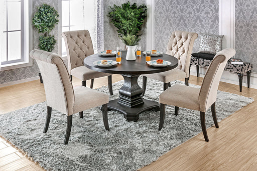 Nerissa Antique Black 4 Pc. Dining Table Set w/ Bench - Premium Dining Room Set from FOA East - Just $1386.45! Shop now at Furniture Wholesale Plus  We are the best furniture store in Nashville, Hendersonville, Goodlettsville, Madison, Antioch, Mount Juliet, Lebanon, Gallatin, Springfield, Murfreesboro, Franklin, Brentwood