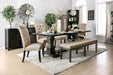Nerissa Antique Black, Gray 7 Pc. Dining Table Set - Premium Dining Room Set from FOA East - Just $2043.60! Shop now at Furniture Wholesale Plus  We are the best furniture store in Nashville, Hendersonville, Goodlettsville, Madison, Antioch, Mount Juliet, Lebanon, Gallatin, Springfield, Murfreesboro, Franklin, Brentwood