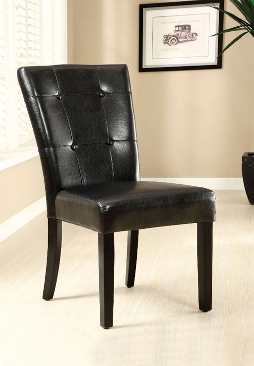 Marion I Black/Espresso Side Chair (2/CTN) - Premium Dining Chair from FOA East - Just $261.30! Shop now at Furniture Wholesale Plus  We are the best furniture store in Nashville, Hendersonville, Goodlettsville, Madison, Antioch, Mount Juliet, Lebanon, Gallatin, Springfield, Murfreesboro, Franklin, Brentwood