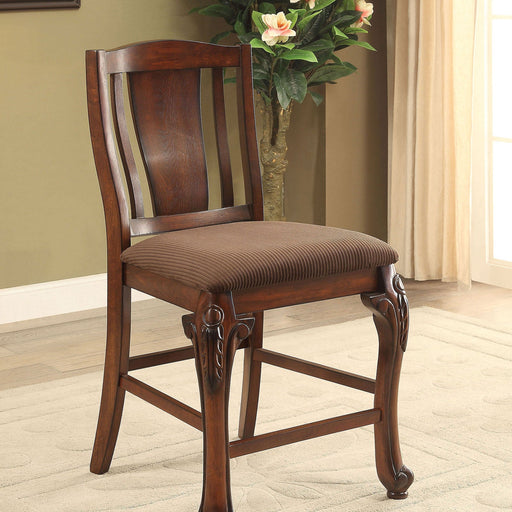 JOHANNESBURG Brown Cherry/Brown Counter Ht. Chair (2/CTN) - Premium Dining Chair from FOA East - Just $425.10! Shop now at Furniture Wholesale Plus  We are the best furniture store in Nashville, Hendersonville, Goodlettsville, Madison, Antioch, Mount Juliet, Lebanon, Gallatin, Springfield, Murfreesboro, Franklin, Brentwood