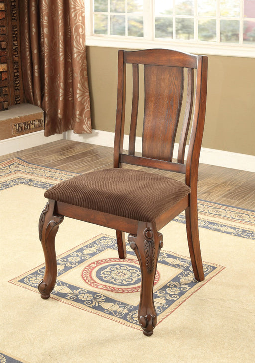 JOHANNESBURG I Brown Cherry/Brown Side Chair (2/CTN) - Premium Dining Chair from FOA East - Just $376.35! Shop now at Furniture Wholesale Plus  We are the best furniture store in Nashville, Hendersonville, Goodlettsville, Madison, Antioch, Mount Juliet, Lebanon, Gallatin, Springfield, Murfreesboro, Franklin, Brentwood