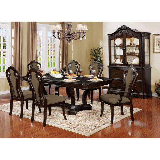 Rosalina Walnut Dining Table - Premium Dining Table from FOA East - Just $793.65! Shop now at Furniture Wholesale Plus  We are the best furniture store in Nashville, Hendersonville, Goodlettsville, Madison, Antioch, Mount Juliet, Lebanon, Gallatin, Springfield, Murfreesboro, Franklin, Brentwood