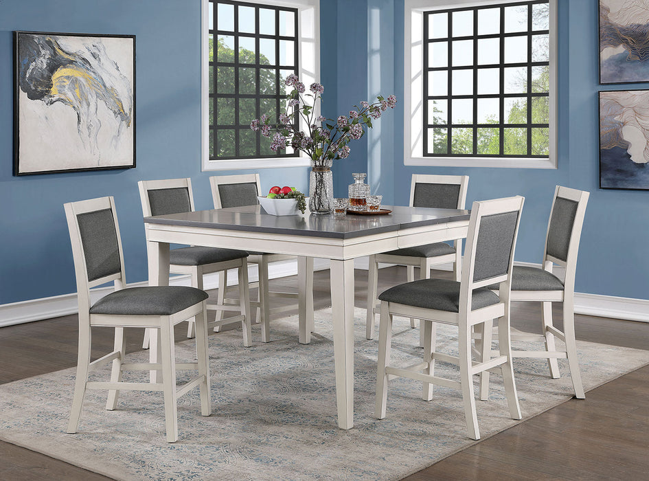 LAKESHORE 7 Pc. Counter Ht. Table Set - Premium Dining Room Set from FOA East - Just $1318.20! Shop now at Furniture Wholesale Plus  We are the best furniture store in Nashville, Hendersonville, Goodlettsville, Madison, Antioch, Mount Juliet, Lebanon, Gallatin, Springfield, Murfreesboro, Franklin, Brentwood