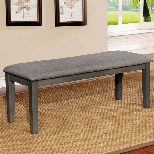 Hillsview Gray Bench - Premium Bench from FOA East - Just $189.15! Shop now at Furniture Wholesale Plus  We are the best furniture store in Nashville, Hendersonville, Goodlettsville, Madison, Antioch, Mount Juliet, Lebanon, Gallatin, Springfield, Murfreesboro, Franklin, Brentwood