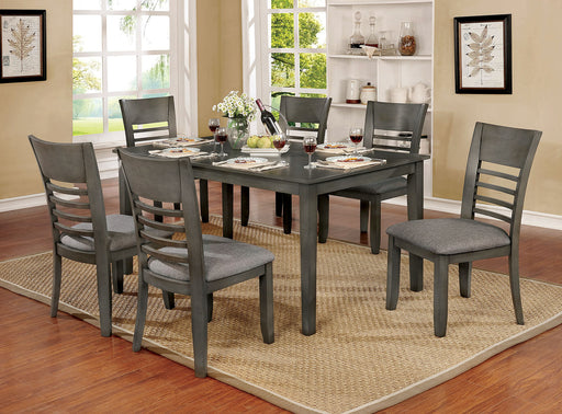 Hillsview Gray 7 Pc. Dining Table Set - Premium Dining Room Set from FOA East - Just $914.55! Shop now at Furniture Wholesale Plus  We are the best furniture store in Nashville, Hendersonville, Goodlettsville, Madison, Antioch, Mount Juliet, Lebanon, Gallatin, Springfield, Murfreesboro, Franklin, Brentwood