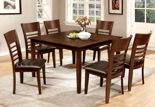 HILLSVIEW I Gray 7 Pc. 48" Dining Table Set - Premium Dining Room Set from FOA East - Just $748.80! Shop now at Furniture Wholesale Plus  We are the best furniture store in Nashville, Hendersonville, Goodlettsville, Madison, Antioch, Mount Juliet, Lebanon, Gallatin, Springfield, Murfreesboro, Franklin, Brentwood