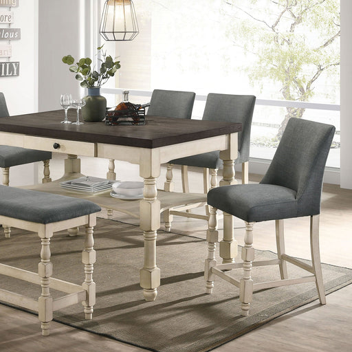 PLYMOUTH 7 Pc. Counter Ht. Table Set - Premium Dining Room Set from FOA East - Just $1669.20! Shop now at Furniture Wholesale Plus  We are the best furniture store in Nashville, Hendersonville, Goodlettsville, Madison, Antioch, Mount Juliet, Lebanon, Gallatin, Springfield, Murfreesboro, Franklin, Brentwood