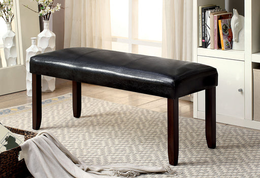 EMMONS I Dark Cherry/Espresso Bench - Premium Bench from FOA East - Just $228.15! Shop now at Furniture Wholesale Plus  We are the best furniture store in Nashville, Hendersonville, Goodlettsville, Madison, Antioch, Mount Juliet, Lebanon, Gallatin, Springfield, Murfreesboro, Franklin, Brentwood