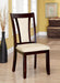 BRENT Dark Cherry/Ivory Side Chair (2/CTN) - Premium Dining Chair from FOA East - Just $235.95! Shop now at Furniture Wholesale Plus  We are the best furniture store in Nashville, Hendersonville, Goodlettsville, Madison, Antioch, Mount Juliet, Lebanon, Gallatin, Springfield, Murfreesboro, Franklin, Brentwood