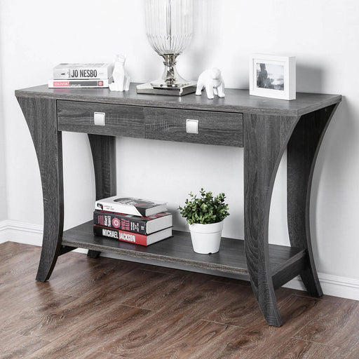 Amity Gray Sofa Table - Premium Sofa Table from FOA East - Just $257.40! Shop now at Furniture Wholesale Plus  We are the best furniture store in Nashville, Hendersonville, Goodlettsville, Madison, Antioch, Mount Juliet, Lebanon, Gallatin, Springfield, Murfreesboro, Franklin, Brentwood
