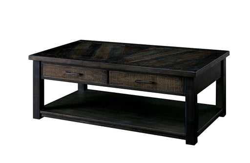 Rhymney Dark Oak/Multi Coffee Table - Premium Coffee Table from FOA East - Just $395.85! Shop now at Furniture Wholesale Plus  We are the best furniture store in Nashville, Hendersonville, Goodlettsville, Madison, Antioch, Mount Juliet, Lebanon, Gallatin, Springfield, Murfreesboro, Franklin, Brentwood