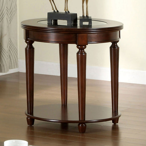 Granvia Dark Cherry End Table - Premium End Table from FOA East - Just $257.40! Shop now at Furniture Wholesale Plus  We are the best furniture store in Nashville, Hendersonville, Goodlettsville, Madison, Antioch, Mount Juliet, Lebanon, Gallatin, Springfield, Murfreesboro, Franklin, Brentwood
