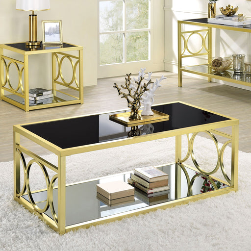 RYLEE Coffee Table, Gold - Premium Coffee Table from FOA East - Just $374.40! Shop now at Furniture Wholesale Plus  We are the best furniture store in Nashville, Hendersonville, Goodlettsville, Madison, Antioch, Mount Juliet, Lebanon, Gallatin, Springfield, Murfreesboro, Franklin, Brentwood