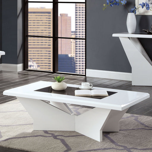 DUBENDORF Coffee Table, White - Premium Coffee Table from FOA East - Just $466.05! Shop now at Furniture Wholesale Plus  We are the best furniture store in Nashville, Hendersonville, Goodlettsville, Madison, Antioch, Mount Juliet, Lebanon, Gallatin, Springfield, Murfreesboro, Franklin, Brentwood