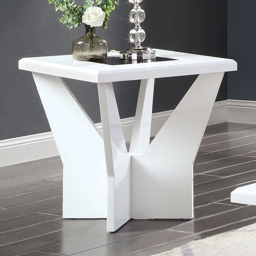 DUBENDORF End Table, White - Premium End Table from FOA East - Just $374.40! Shop now at Furniture Wholesale Plus  We are the best furniture store in Nashville, Hendersonville, Goodlettsville, Madison, Antioch, Mount Juliet, Lebanon, Gallatin, Springfield, Murfreesboro, Franklin, Brentwood