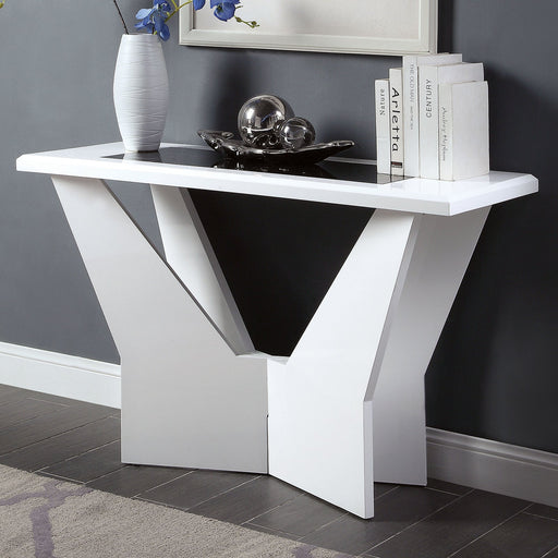 DUBENDORF Sofa Table, White - Premium Sofa from FOA East - Just $585! Shop now at Furniture Wholesale Plus  We are the best furniture store in Nashville, Hendersonville, Goodlettsville, Madison, Antioch, Mount Juliet, Lebanon, Gallatin, Springfield, Murfreesboro, Franklin, Brentwood