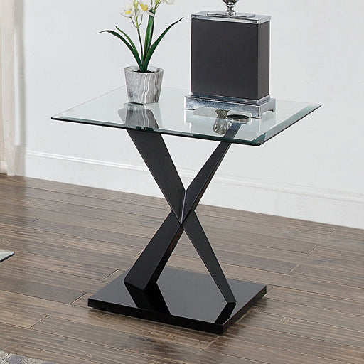XANTHUS End Table, Black - Premium End Table from FOA East - Just $395.85! Shop now at Furniture Wholesale Plus  We are the best furniture store in Nashville, Hendersonville, Goodlettsville, Madison, Antioch, Mount Juliet, Lebanon, Gallatin, Springfield, Murfreesboro, Franklin, Brentwood