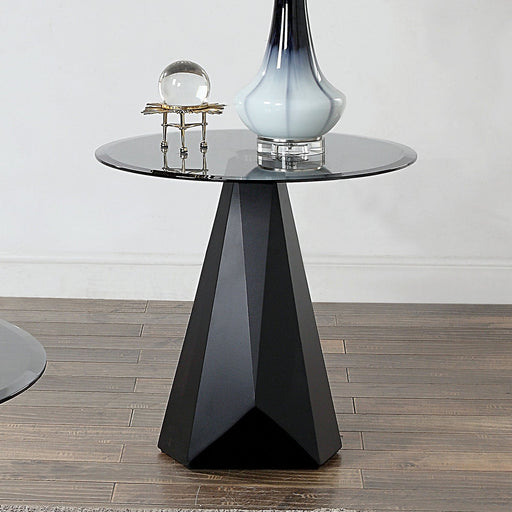 BISHOP End Table, Black/Gray - Premium End Table from FOA East - Just $491.40! Shop now at Furniture Wholesale Plus  We are the best furniture store in Nashville, Hendersonville, Goodlettsville, Madison, Antioch, Mount Juliet, Lebanon, Gallatin, Springfield, Murfreesboro, Franklin, Brentwood