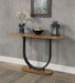 OLBIA Sofa Table, Rustic Oak/Sand Black - Premium Sofa from FOA East - Just $208.65! Shop now at Furniture Wholesale Plus  We are the best furniture store in Nashville, Hendersonville, Goodlettsville, Madison, Antioch, Mount Juliet, Lebanon, Gallatin, Springfield, Murfreesboro, Franklin, Brentwood