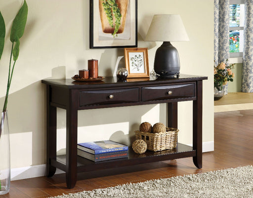 Baldwin Espresso Sofa Table - Premium Sofa Table from FOA East - Just $374.40! Shop now at Furniture Wholesale Plus  We are the best furniture store in Nashville, Hendersonville, Goodlettsville, Madison, Antioch, Mount Juliet, Lebanon, Gallatin, Springfield, Murfreesboro, Franklin, Brentwood