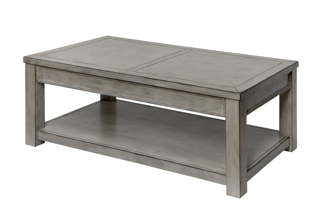 Meadow Antique White Coffee Table - Premium Coffee Table from FOA East - Just $325.65! Shop now at Furniture Wholesale Plus  We are the best furniture store in Nashville, Hendersonville, Goodlettsville, Madison, Antioch, Mount Juliet, Lebanon, Gallatin, Springfield, Murfreesboro, Franklin, Brentwood